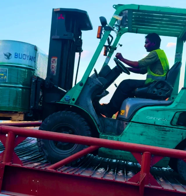 Lubricants to South America 